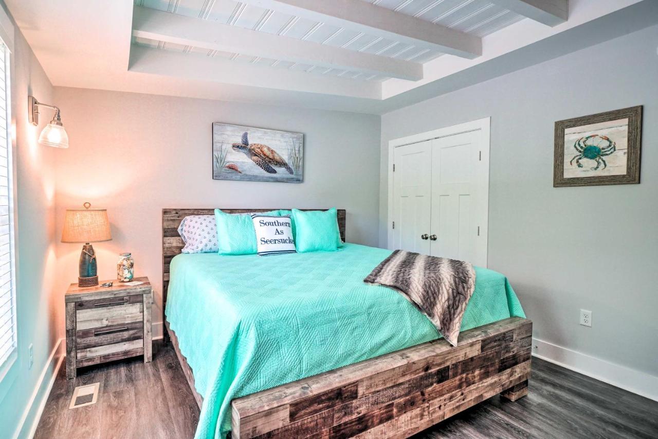 Modern Oak Island Escape 1 Mile To Long Beach! Екстериор снимка
